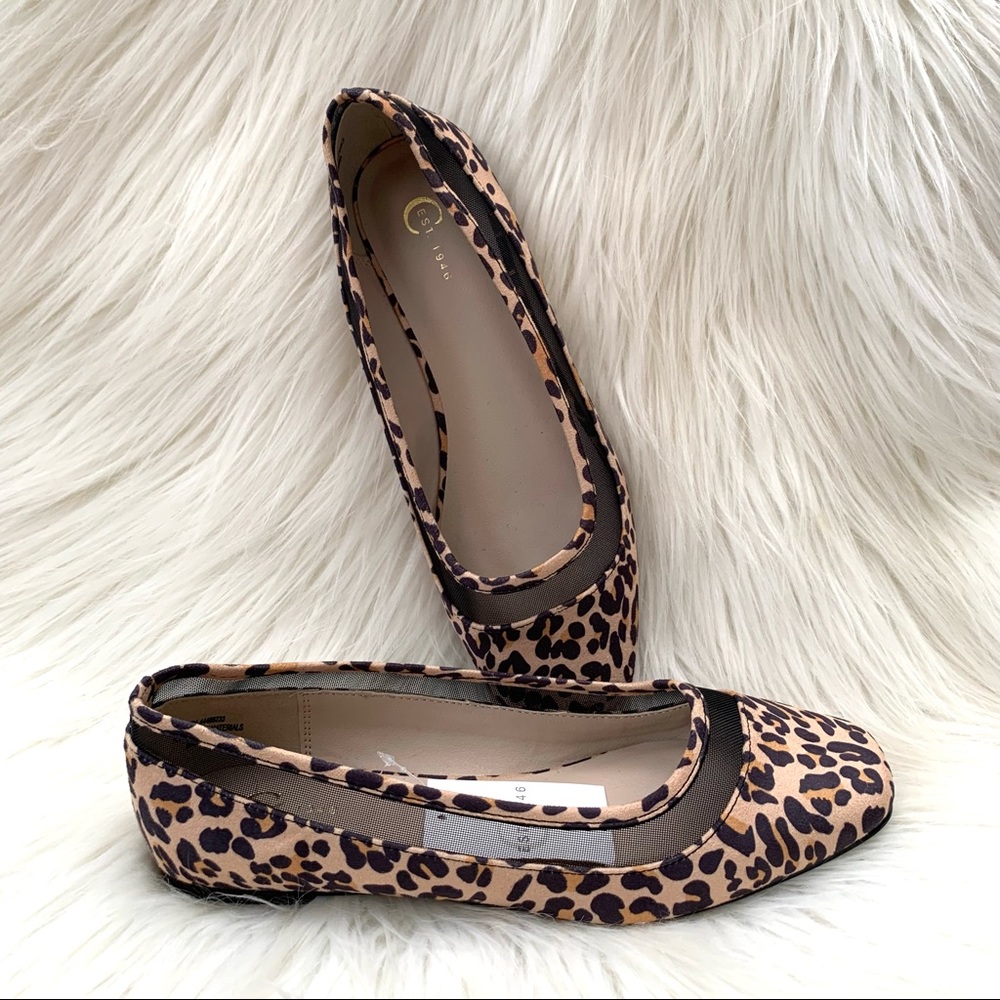 Women’s CEST 1946 Leopard Flats. Narrow toe  Sz 7. Worn once.